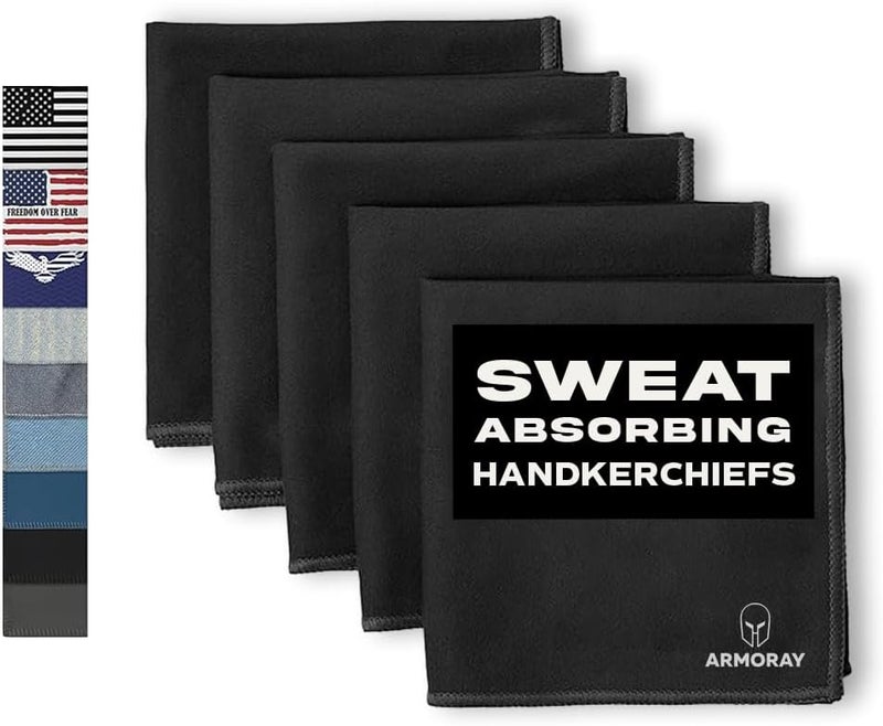 ARMORAY Sweat Absorbing Towel Handkerchief – Quick-Dry Microfiber Gym Towels for Face, Hands & Body – Workout Towel for Men, Sport Rag, Perfect for Tennis, Pickleball & Sauna Use by Women - Image 1